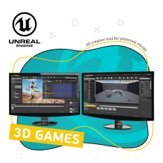 Unreal Engine 4. Игровой движок - КИБЕРшкола программирования для детей, компьютерные курсы для школьников, начинающих и подростков - KIBERone г. Красноярск