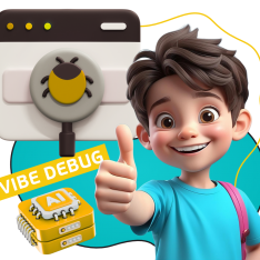 Тестирование & Vibe Debug. Охотники за багами - КИБЕРшкола программирования для детей, компьютерные курсы для школьников, начинающих и подростков - KIBERone г. Красноярск